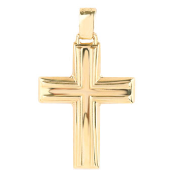 14ct Gold Double Sided Cross