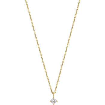 ESPRIT Belle Gold Plated Sterling Silver Necklace with Zircons