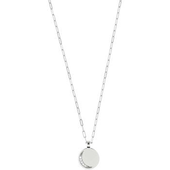 ESPRIT Moon Sterling Silver Necklace with Zircons