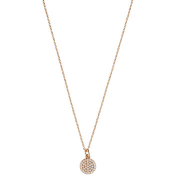 ESPRIT Gleam 18ct Rose Gold Plated Sterling Silver Necklace with Zircons