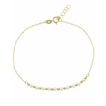 14ct Gold Bracelet with Pearl