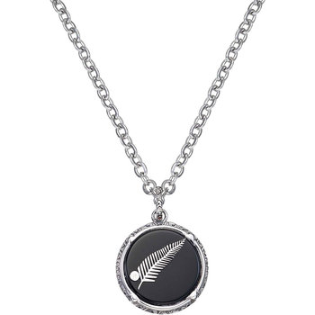 ALL BLACKS Mens Stainless Steel Necklace