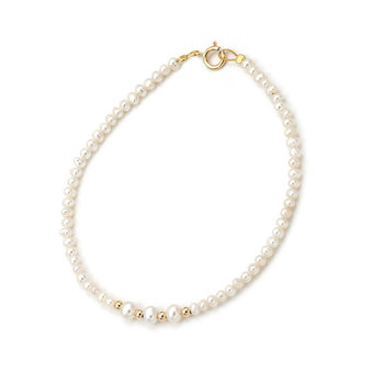 14ct Gold Pearl Bracelet by SAVVIDIS