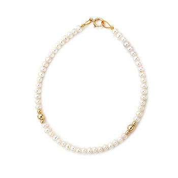 14ct Gold Pearl Bracelet by
