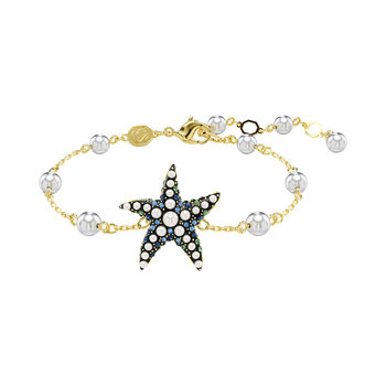 SWAROVSKI Multicolored Idyllia Crystal Pearls & Starfish Bracelet