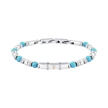 MASERATI Stainless Steel Bracelet with Crystals