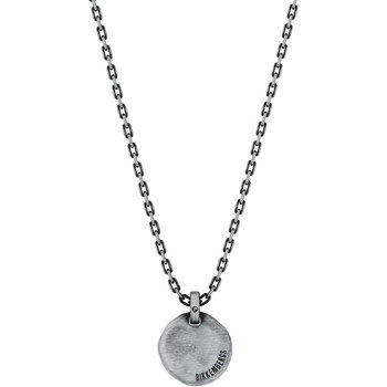 BIKKEMBERGS Hammer Stainless Steel Necklace with Diamond