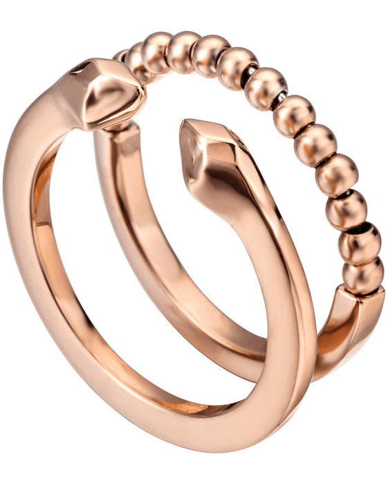 Just CAVALLI Rose Gold Plated Stainless Steel Ring (M)