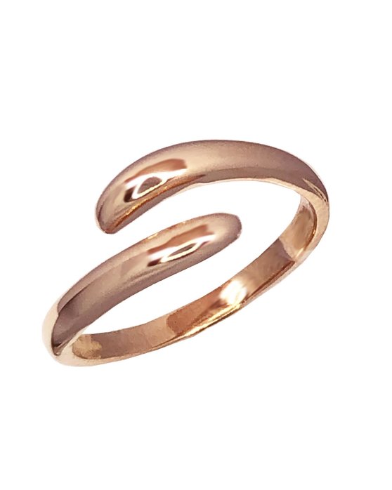 Δαχτυλίδι SAVVIDIS από ροζ χρυσό 14K (No 56)