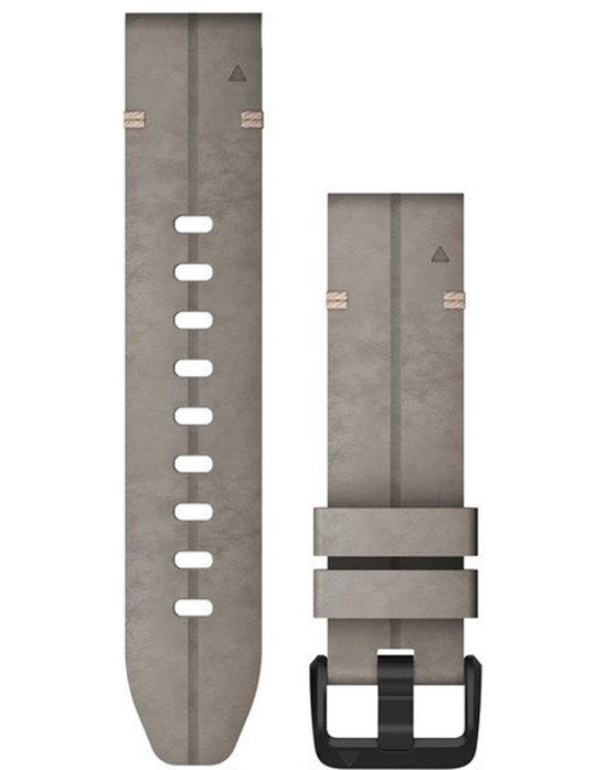 GARMIN QuickFit 20 Shale Gray Suede Leather Replacement Strap