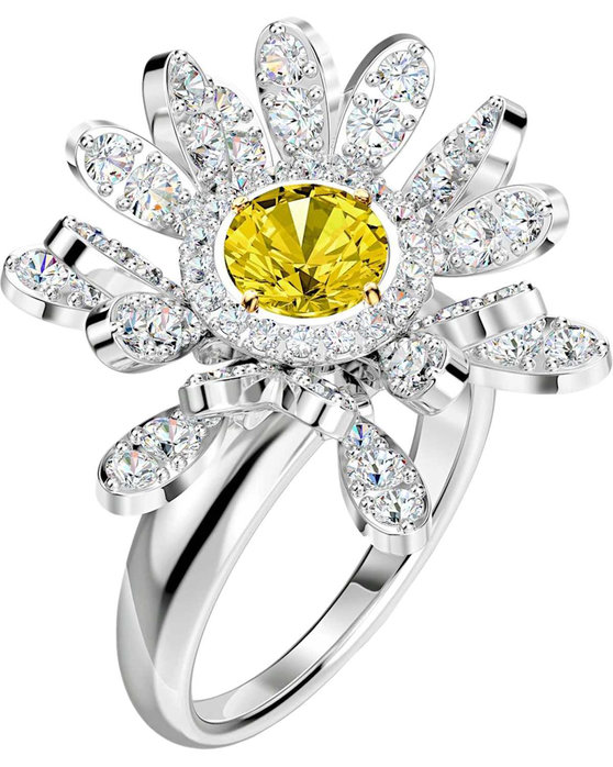 SWAROVSKI Yellow Eternal Flower Ring (No 52)
