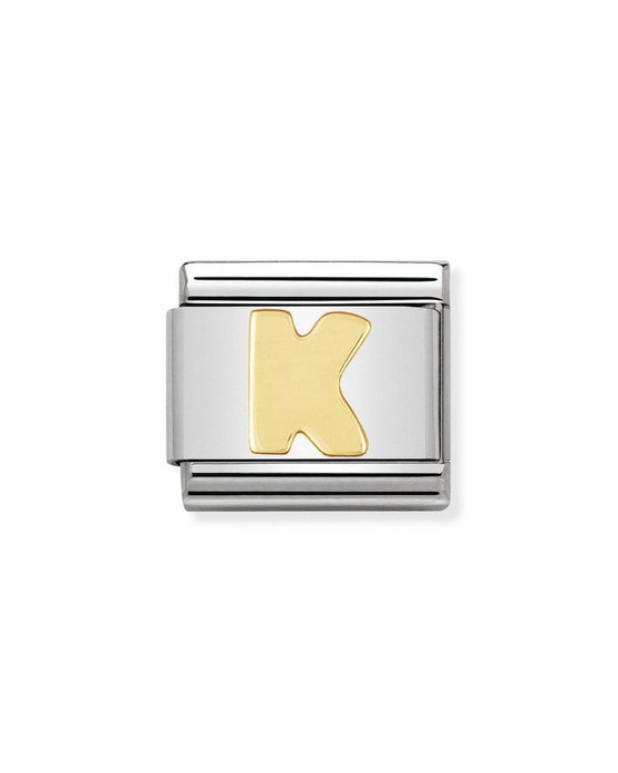 Σύνδεσμος (Link) NOMINATION - Γράμμα K σε χρυσό 18Κ