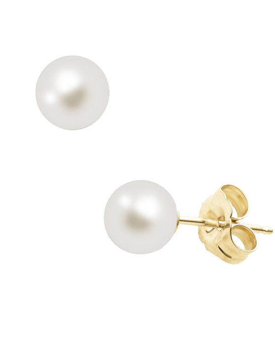 SAVVIDIS Earrings 14ct Gold with 7.5 - 8.0 mm  Akoya Pearls
