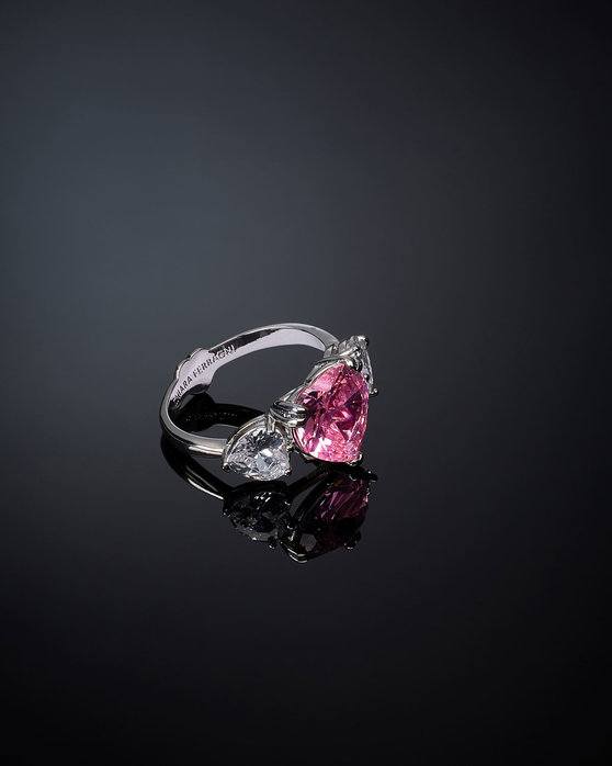 Δαχτυλίδι CHIARA FERRAGNI Diamond Heart επιροδιωμένο με ζιργκόν (Νo 14)