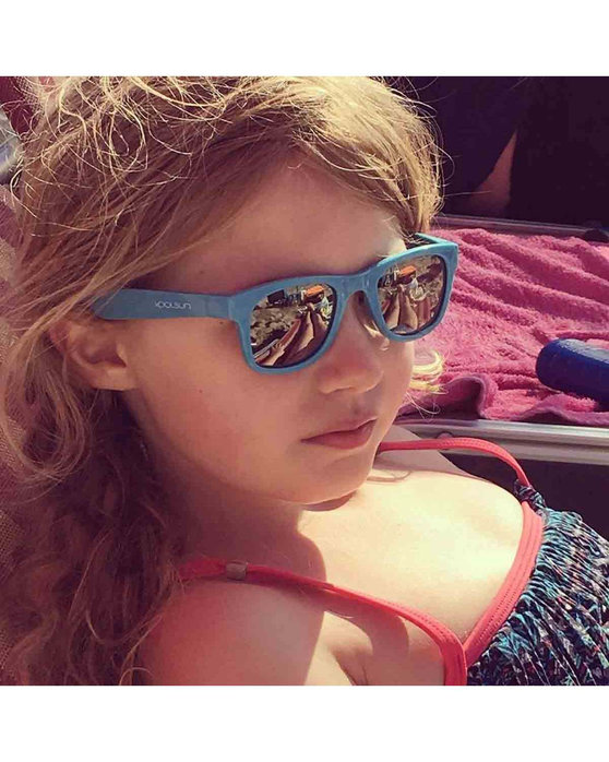 KOOLSUN Kids Sunglasses WAVE Cendre Blue 1-5 Years Old
