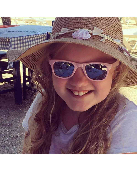 KOOLSUN Kids Sunglasses WAVE PINK SACHET 3-10 Years Old
