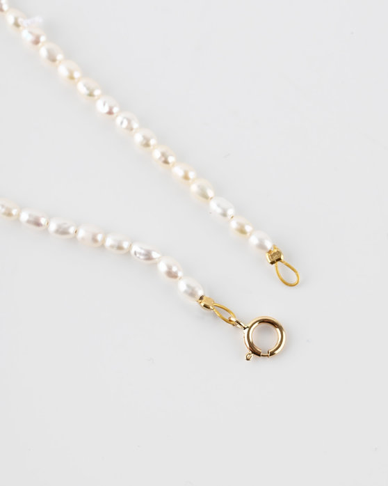 Fresh Water Pearl and Citrine Necklace With a 14ct Gold Clasp