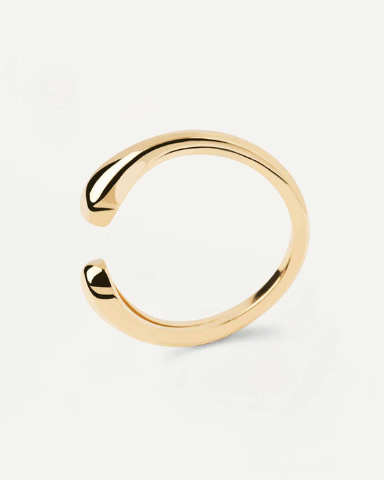 Δαχτυλίδι PDPAOLA Carry-Overs Crush Gold Ring από επιχρυσωμένο (18Κ) Ασήμι 925 (No 54)