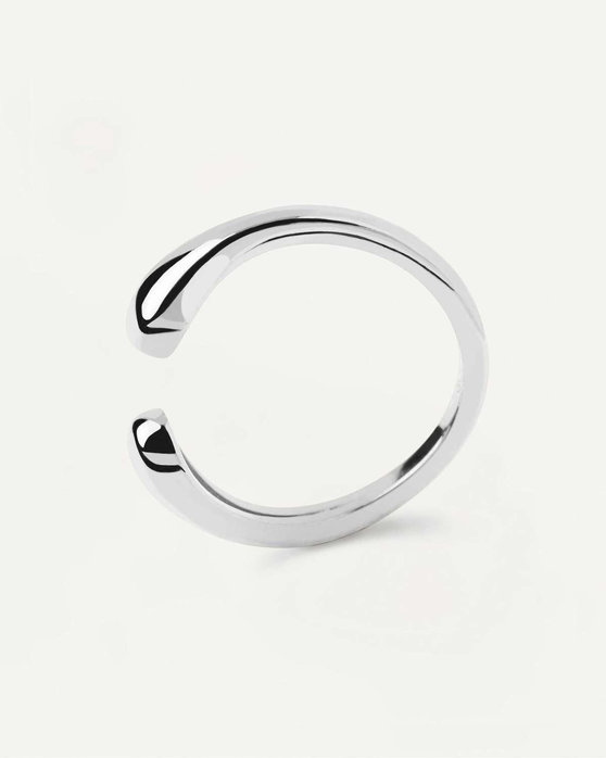 Δαχτυλίδι PDPAOLA Carry-Overs Crush Silver Ring από επιροδιωμένο Ασήμι 925 (No 52)