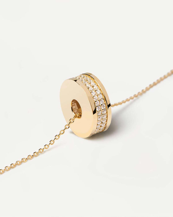 Κολιέ PDPAOLA Carry Overs SS Atlas Gold Necklace από επιχρυσωμένο (18Κ) Ασήμι 925
