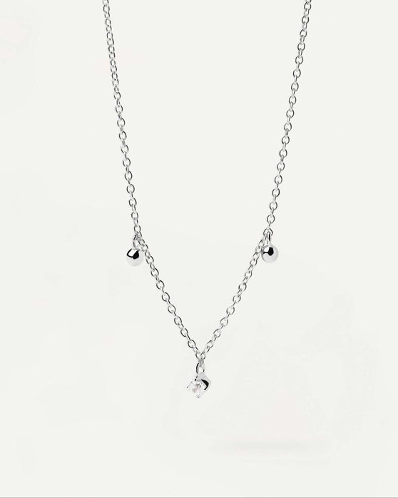 Κολιέ PDPAOLA Carry-Overs Miami Silver Chain Necklace από επιροδιωμένο Ασήμι 925