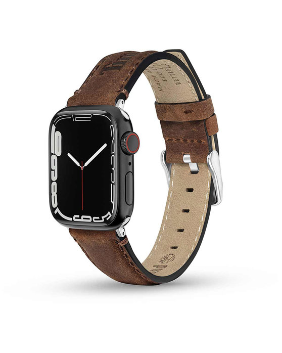 TIMBERLAND Barnesbrook Brown Leather Smart Strap Replacement for Smartwatches (20 mm)