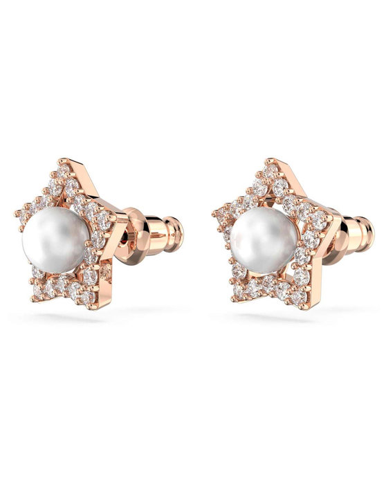 SWAROVSKI White Stella Star stud earrings