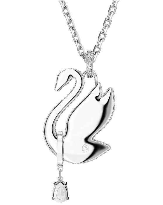 SWAROVSKI White Iconic Swan necklace