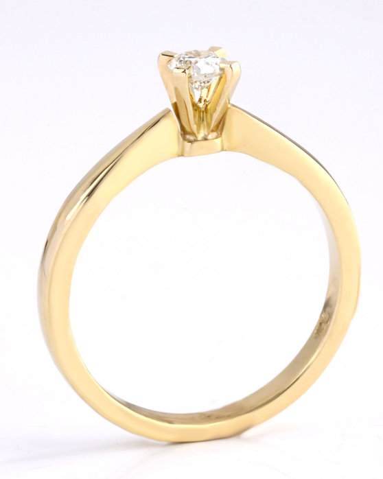18ct Gold Engagement Ring with Diamond by Savvidis (Νο 53)