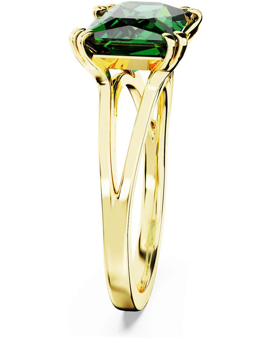 16 Carat Green Tourmaline Emerald Cut Diamond Cocktail Ring – Vintage by  Misty