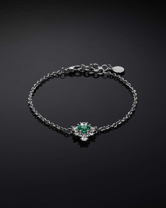 Βραχιόλι CHIARA FERRAGNI Emerald από επιροδιωμένο κράμα μετάλλων με ζιργκόν