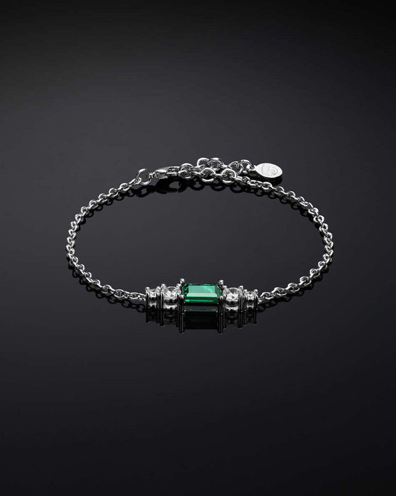 Βραχιόλι CHIARA FERRAGNI Emerald από επιροδιωμένο κράμα μετάλλων με ζιργκόν