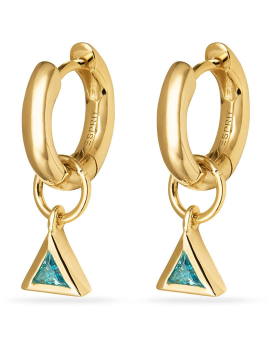 ESPRIT Triangle Gold Plated Sterling Silver Earrings