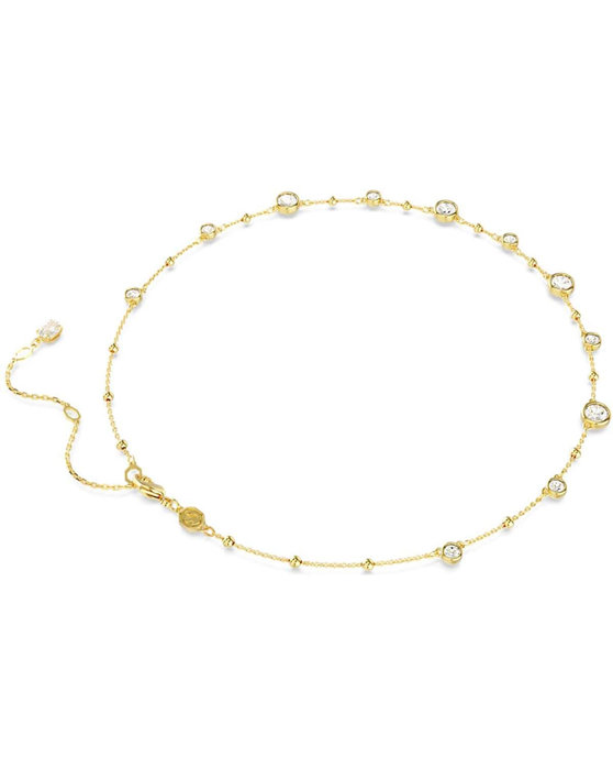 SWAROVSKI White Imber necklace scattered design (round cut)