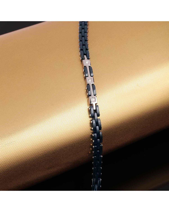 MORELLATO Diamonds Stainless Steel and Ceramic Bracelet with Diamonds