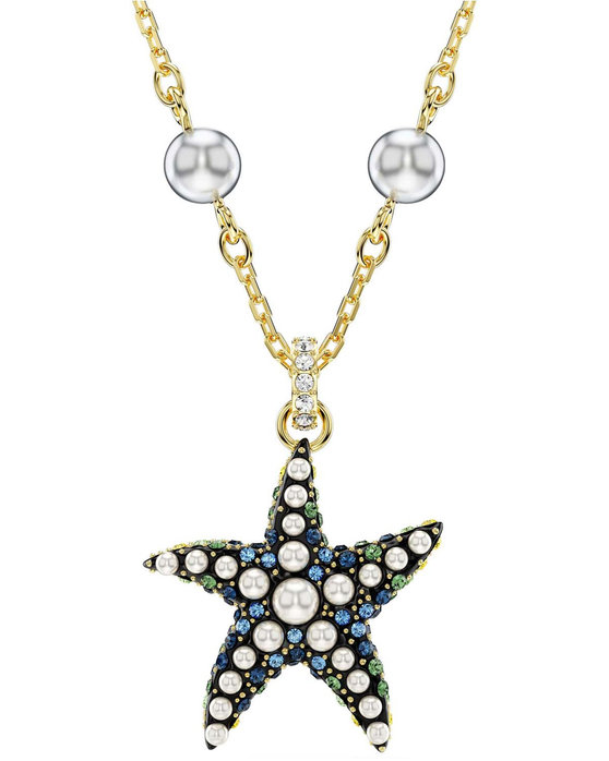 SWAROVSKI Multicolored Idyllia Pendant Crystal Pearls & Starfish
