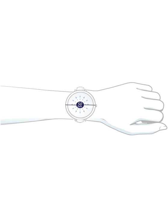 DAS.4 SU09 Smartwatch Blue Silicone Strap