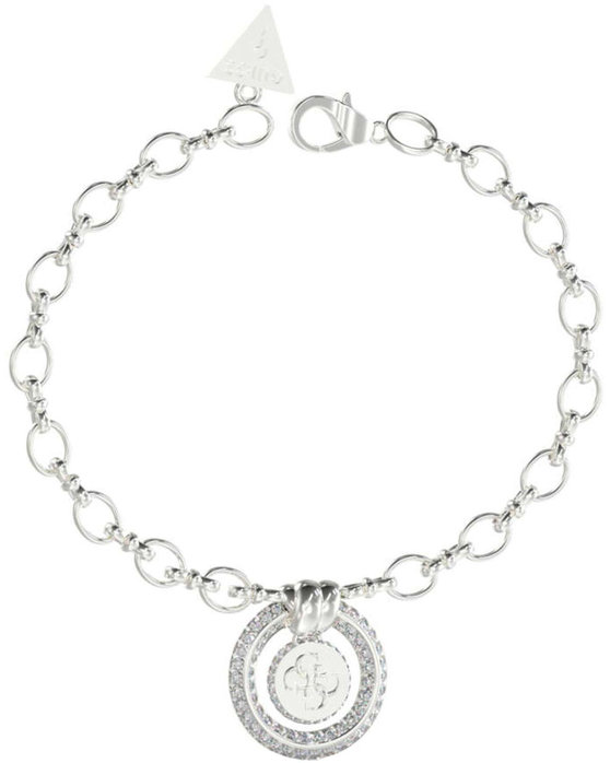 GUESS Knot You Stainless Steel Bracelet with Zircons