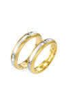 Wedding rings from 18ct Gold and Diamonds by FaCaDoro