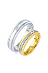 Wedding rings from 18ct Gold and Diamonds by FaCaDoro