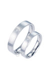 Wedding rings from 18ct whitegold and Diamonds by FaCaDoro