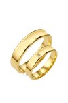 Wedding rings from 14ct Gold with Diamond