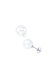 Earrings 14ct whitegold with Pearls 9.50-10.0