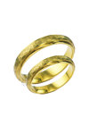 Wedding rings 18ct Gold by FaCaDoro