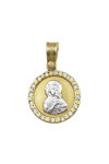 14ct White Gold and Gold Pendant by Triantos