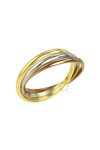 Wedding ring 14ct Gold Pink and White gold