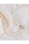 Necklace 14ct Whitegold with Pearls AKOYA