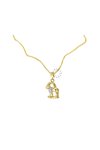 Star sign 14ct Gold with Zircon Capricorn