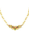 Necklace 18ct Gold with Precious Stones