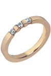 Wedding ring in 14ct Rose Gold with Diamonds Blumer